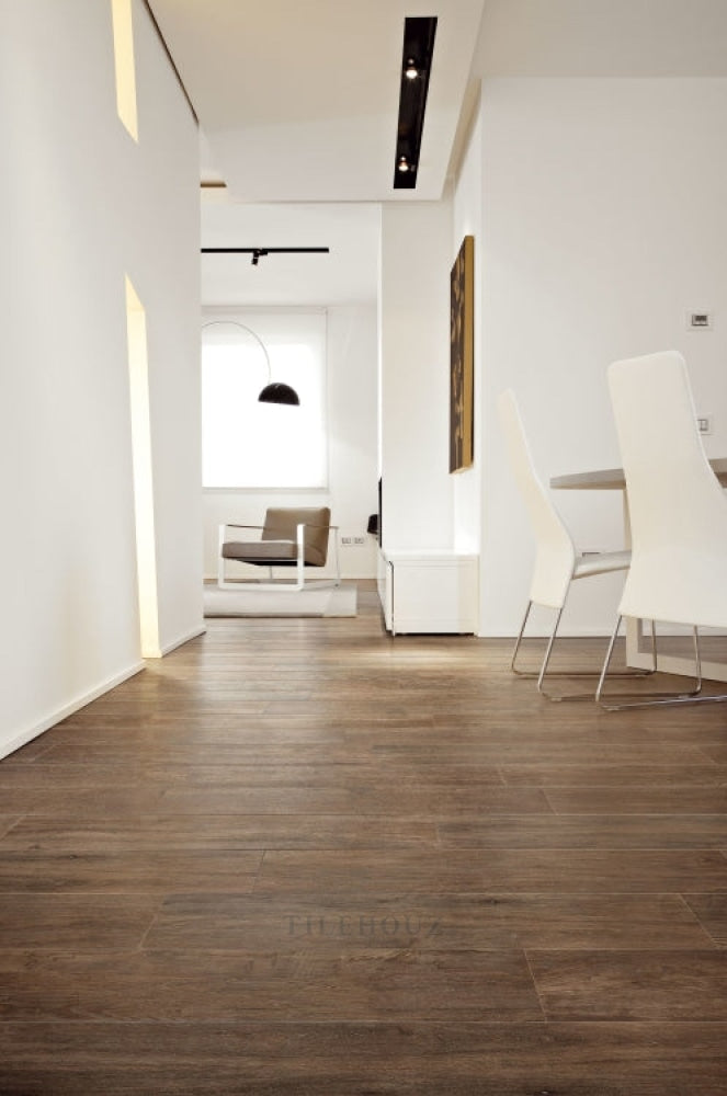 Selection Oak Brown 10.5 X 71 Porcelain Tiles
