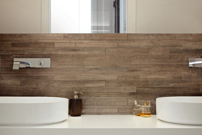Selection Oak Brown 10.5 X 71 Porcelain Tiles