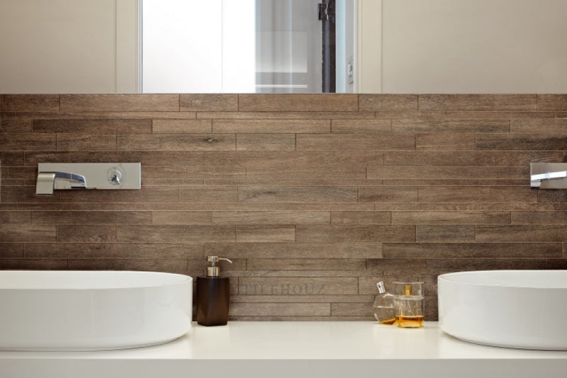 Selection Oak Brown 10.5 X 71 Porcelain Tiles