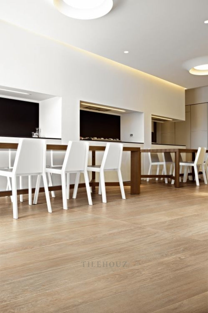 Selection Oak Cream 6 X 36 Porcelain Tiles