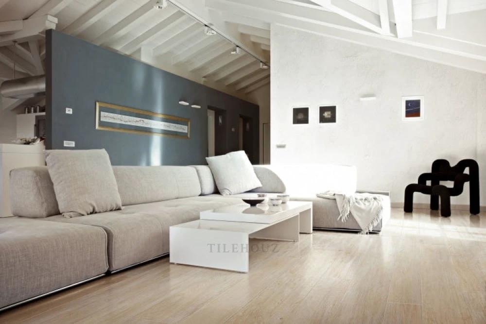 Selection Oak White 8x48 porcelain tile by Tilehouz