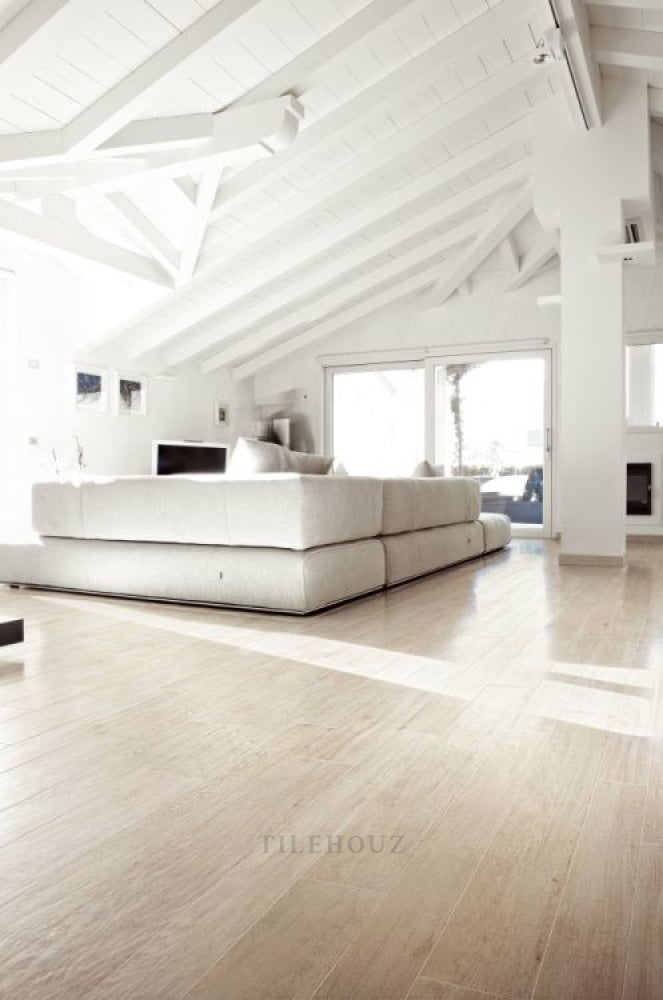 Selection Oak White 8 X 71 Porcelain Tiles