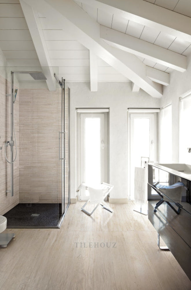 Selection Oak White Grip 6 X 36 Porcelain Tiles