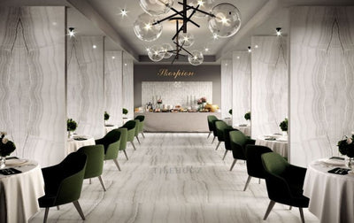 Skorpion Silver Book Match Deco 48 X 96 Polished Porcelain Tile (Set Of 4 Pcs 24 48) Tiles