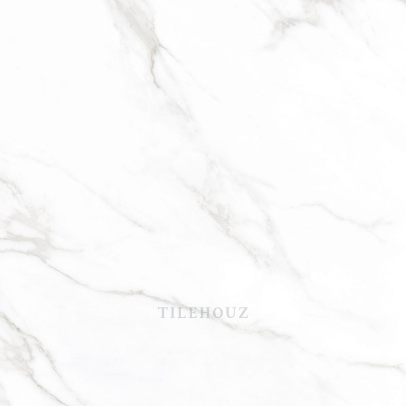 Statuario Mercury Polished 24 X Porcelain Tiles