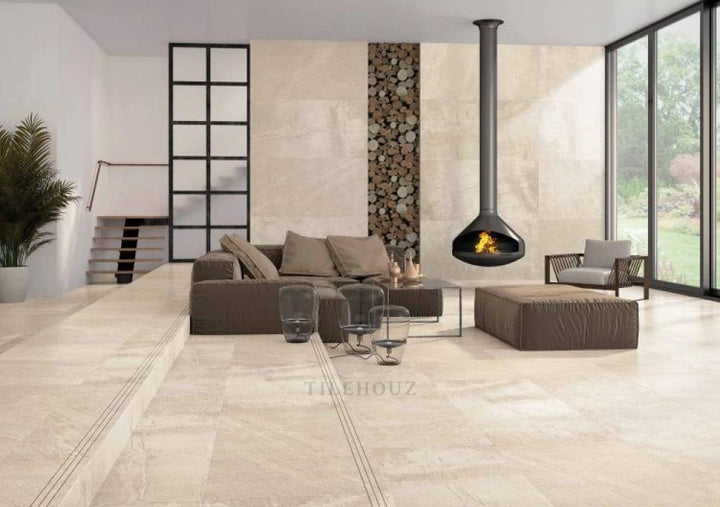Sunstone Sand Matte porcelain tile 24x48 by Tilehouz, wall &amp; ceiling tile