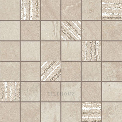 Sunstone Sand Mosaic 12 X Porcelain Tiles