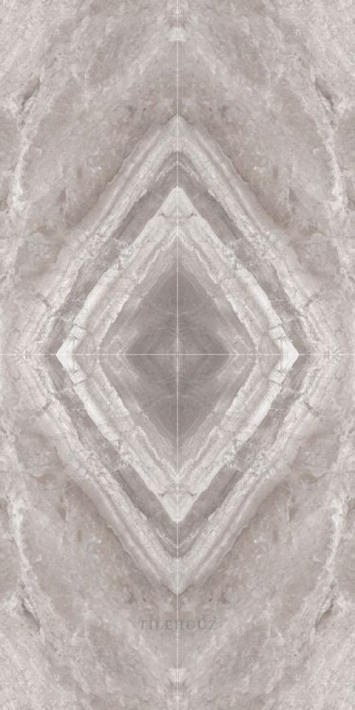 Supreme Beige Book Match Deco 48 X 96 Porcelain Tiles