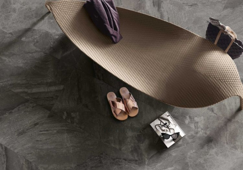 Supreme Charcoal Naturale (Ret) 12 X 24 Porcelain Tiles