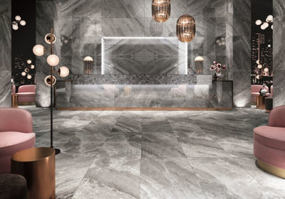 Supreme Grey Levigato (R/L) 24 X 48 Porcelain Tiles