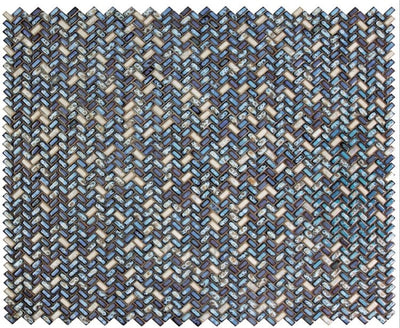 Tango Sapphire 11.25 X 12.75 Handmade Porcelain