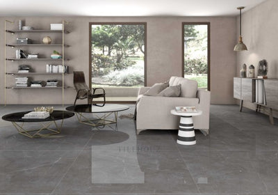 Tekali Gris Polished 24 X 48 Porcelain Tiles