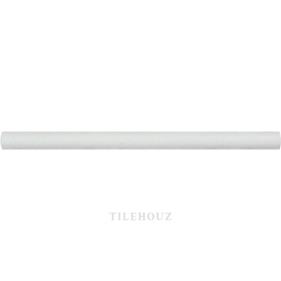 Thassos White Marble 3/4 X 12 Bullnose Liner Polished&honed Mosaic Tiles
