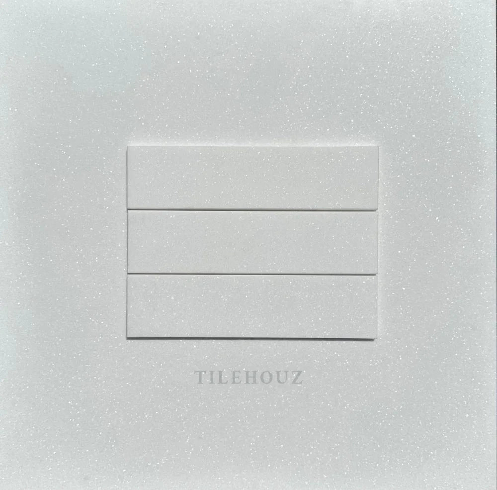 Thassos White Marble 3x12 wall tile, polished & honed finish, Tilehouz (set of 3)