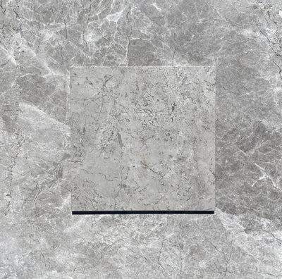 Tundra Gray Marble 12X12 Tile Polished&Honed