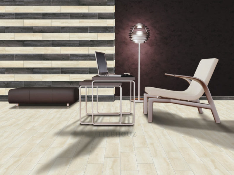 Urban Wood White Birch 6 X 36 Porcelain Tiles