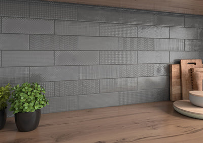 URBANO GRAPHITE 3D MIX TILE