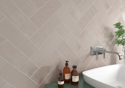 URBANO WARM CONCRETE 3D MIX TILE