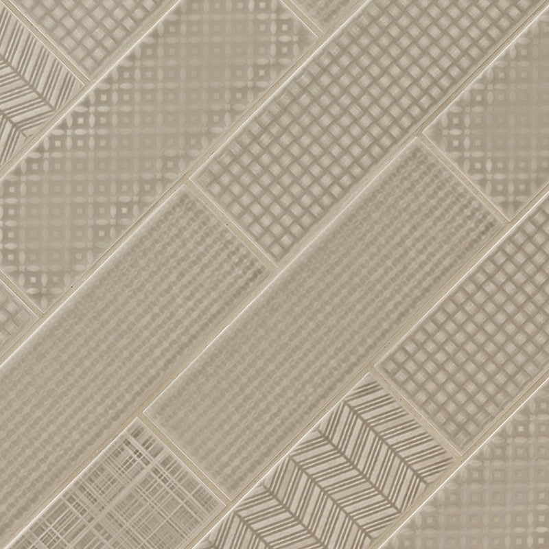 URBANO WARM CONCRETE 3D MIX TILE