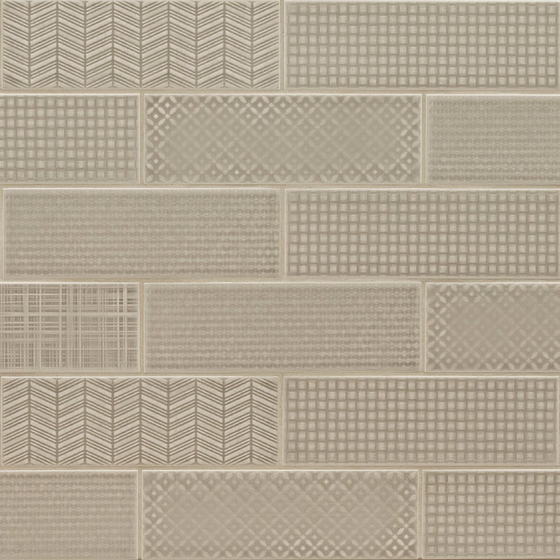 URBANO WARM CONCRETE 3D MIX TILE