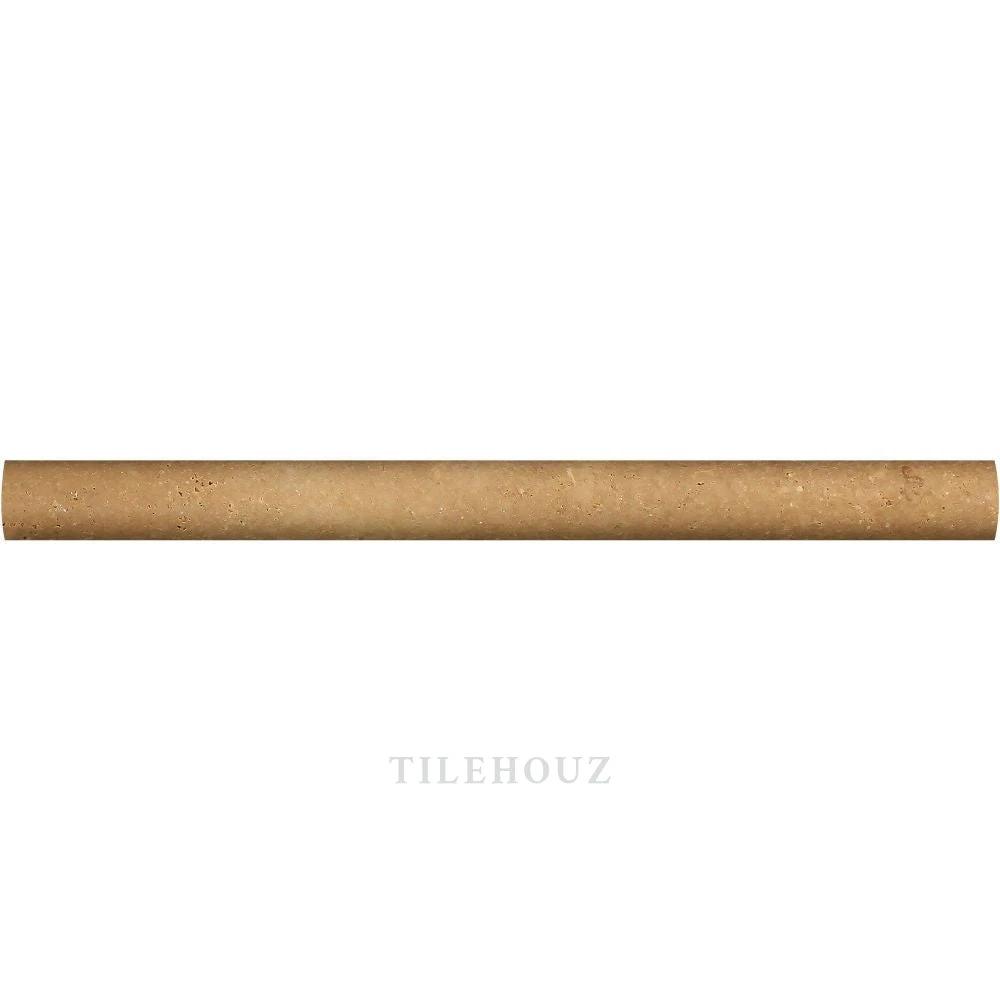 Travertine dome liner tile 1x12 honed Noce by Tilehouz for wall & ceiling tile