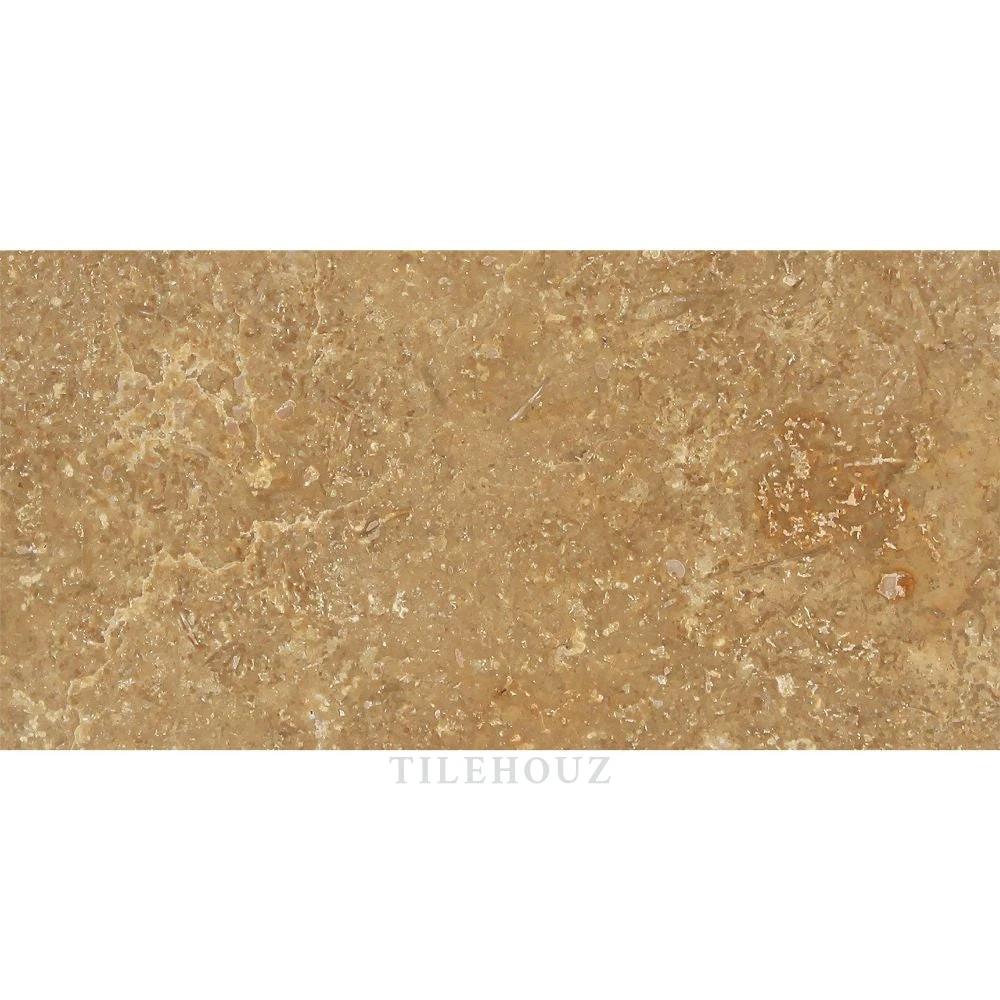 3 x 6 honed Noce travertine tile by Tilehouz for wall and ceiling applications