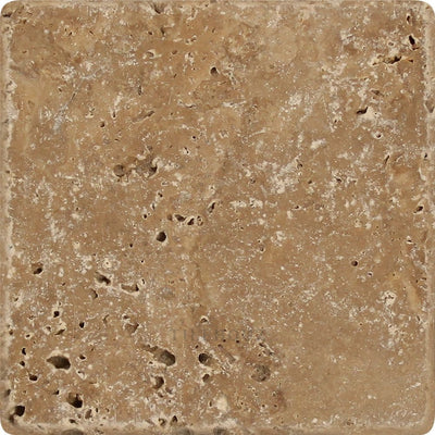 4 X Honed Noce Travertine Tile Mosaic Tiles