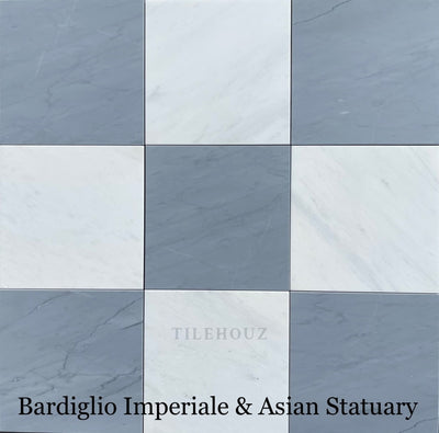 Bardiglio Imperiale Premium Italian Marble 12X12 Tile Polished&Honed Wall & Ceiling