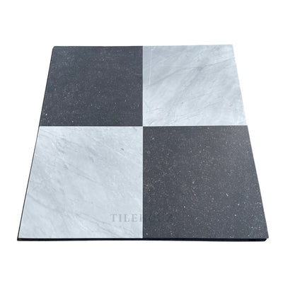 Bardiglio Imperiale Premium Italian Marble 18X18 Tile Polished&Honed
