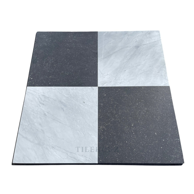Bardiglio Imperiale Premium Italian Marble 18X18 Tile Polished&Honed