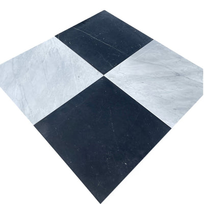 Bardiglio Imperiale Premium Italian Marble 18X18 Tile Polished&Honed