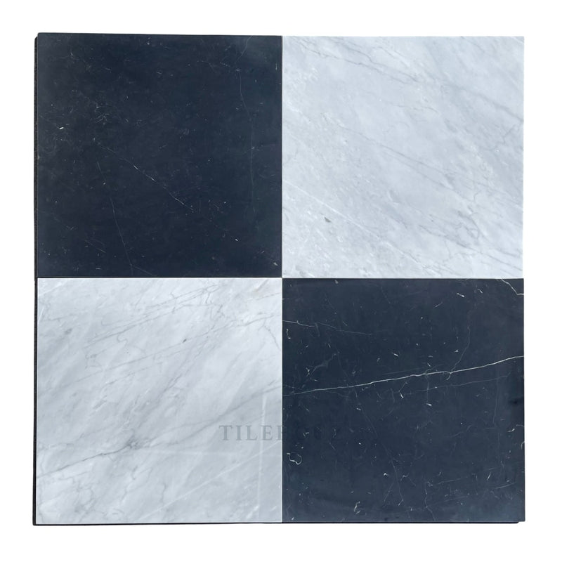 Bardiglio Imperiale Premium Italian Marble 18X18 Tile Polished&Honed