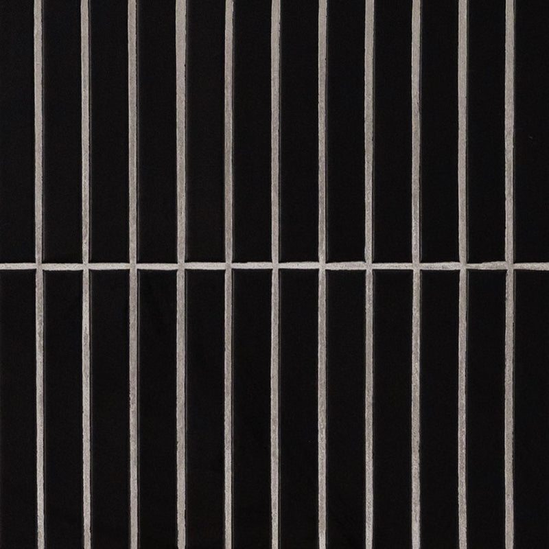 BLACK MATTE 1X6 STACK PATTERN – Tilehouz