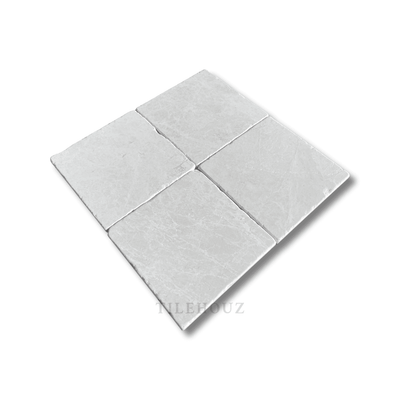 Botticino Beige Marble 6X6 Tumbled Tile