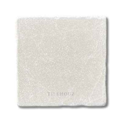 Botticino Beige Marble 6X6 Tumbled Tile