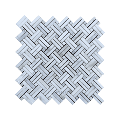 Calacatta Gold Stanza Mosaic W/ Dots Polished/honed