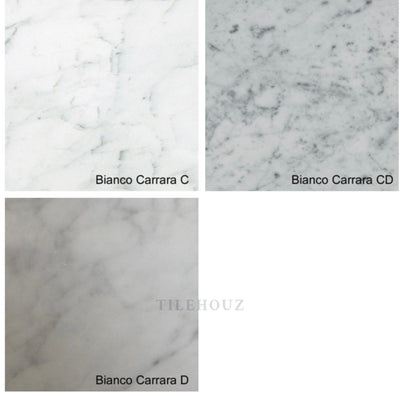 Carrara White Premium Italian Marble 18 X Tile Polished&Honed Wall & Ceiling