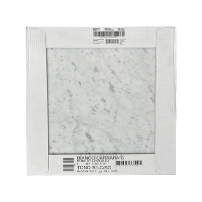 Carrara White Premium Italian Marble 18 X Tile Polished&Honed Mosaic Tiles
