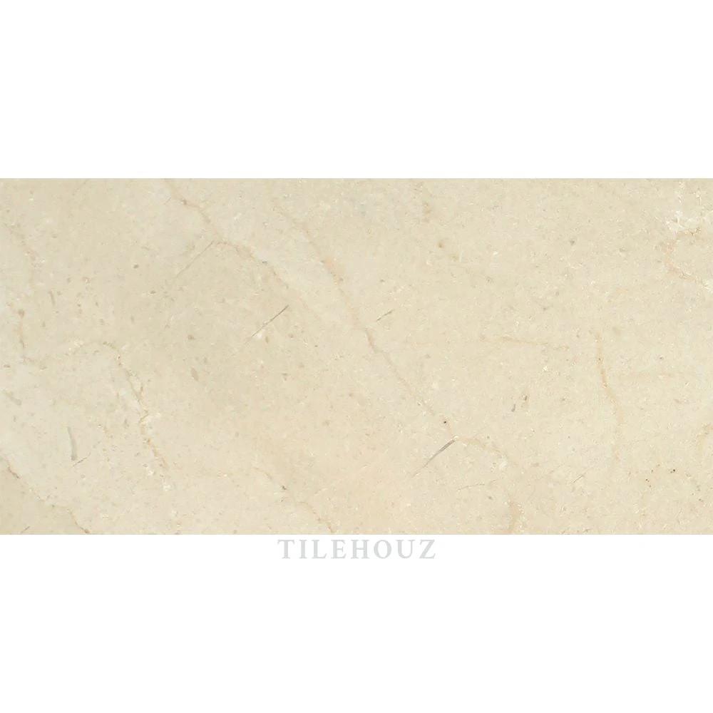Crema Marfil 12x24 Marble Tile Select by Tilehouz, polished and honed finish for walls and ceilings