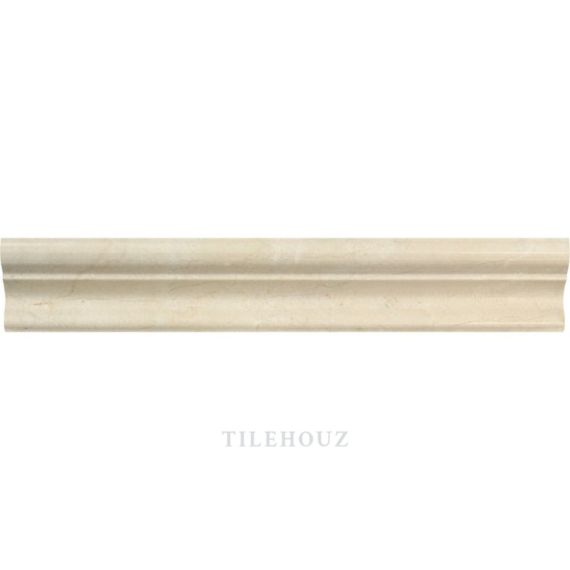 Crema Marfil 2 X 12 Marble Crown Molding Polished&honed Mosaic Tiles