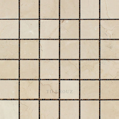 Crema Marfil 2 X Square Marble Mosaic Tile Polished&honed Tiles