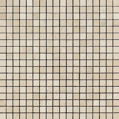 Crema Marfil 5/8 X Marble Mosaic Tile Polished&honed Tiles