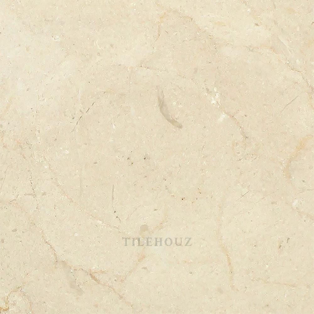 Crema Marfil 6x6 Marble Tile, beige marble with polished and honed finishes, TileHouz