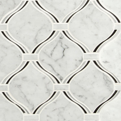 DANZA ARABESQUE MARBLE MOSAIC TILE