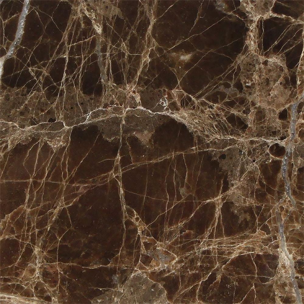 Emperador Dark Brown Marble 4x4 polished wall tile