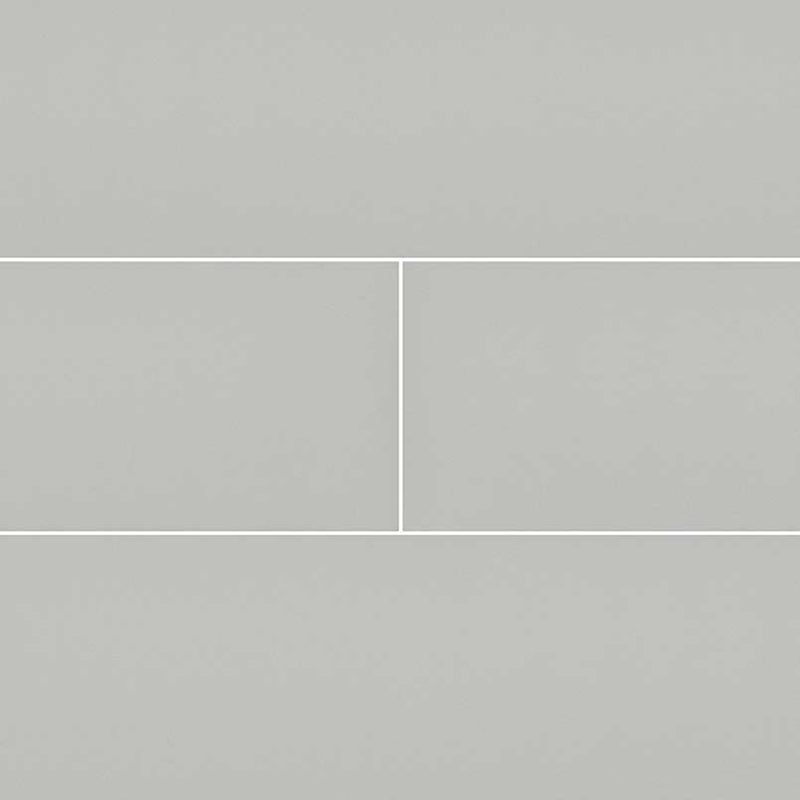 GRAY GLOSSY SUBWAY TILE 4X16