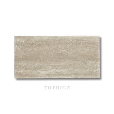 Ivory Travertine 12X24 Tile (Vein-Cut) Filled Polished&Honed