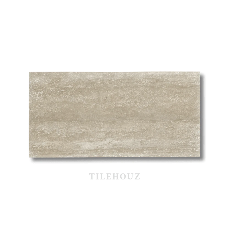 Ivory Travertine 12x24 Tile (Vein-Cut) Filled Polished&Honed – Tilehouz