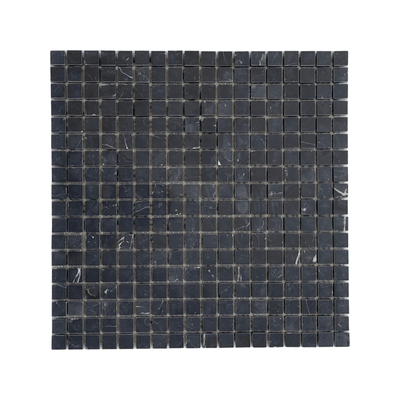 Nero Marquina 5/8X5/8 Square Mosaic Polished/honed