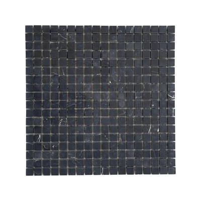 Nero Marquina 5/8X5/8 Square Mosaic Polished/honed